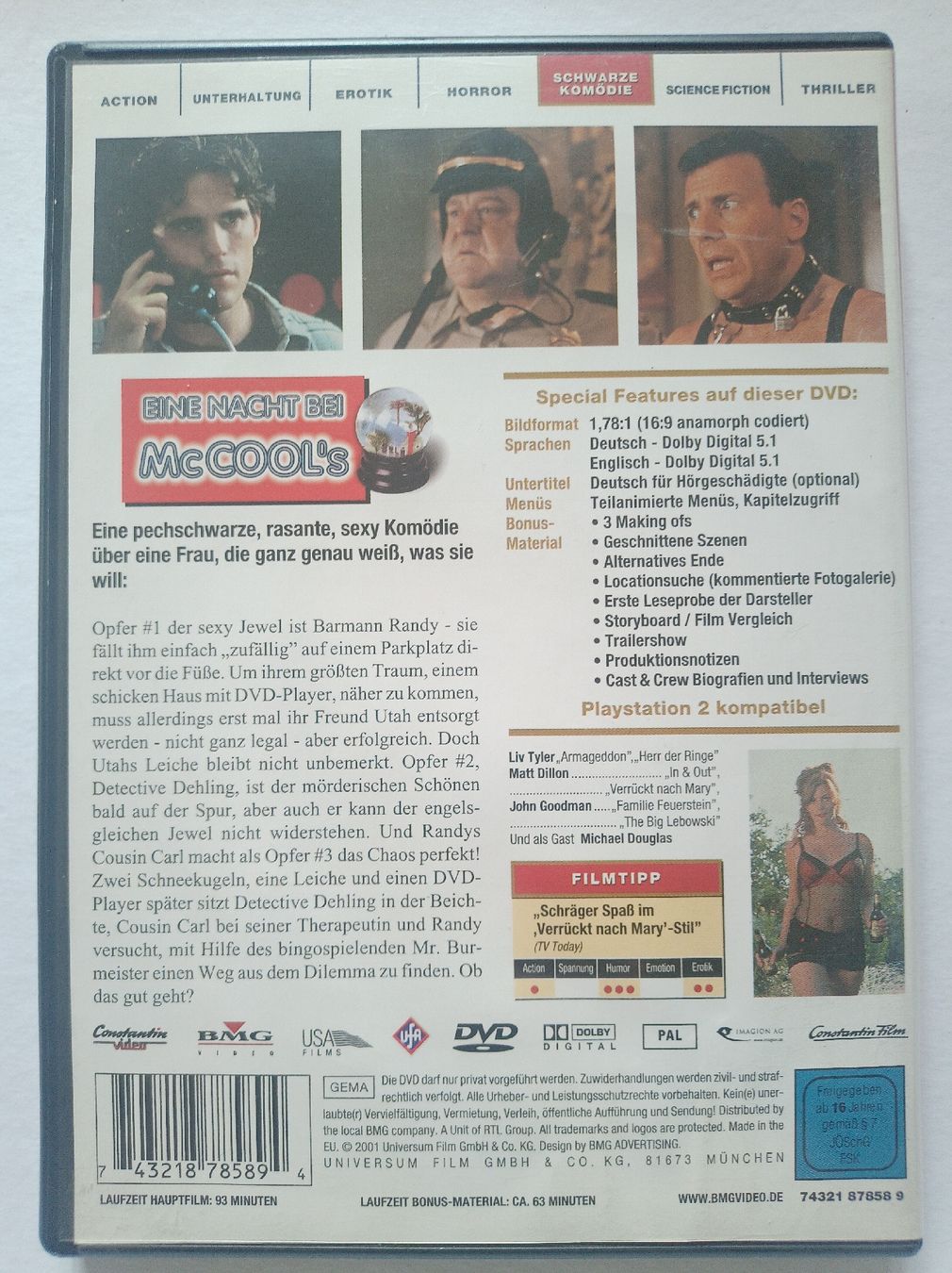 Tutti i DVDs: DVD McCool's - Eine Nacht bei McCool's – Usato da Tann venduto da Veebee6 1