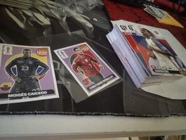 adrenalyn 50karten/ Ronaldo/caicedo violett & messi normal