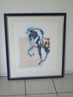 Rolf Knie PFERD  hs./hn. 28/90 gerahmt NEU