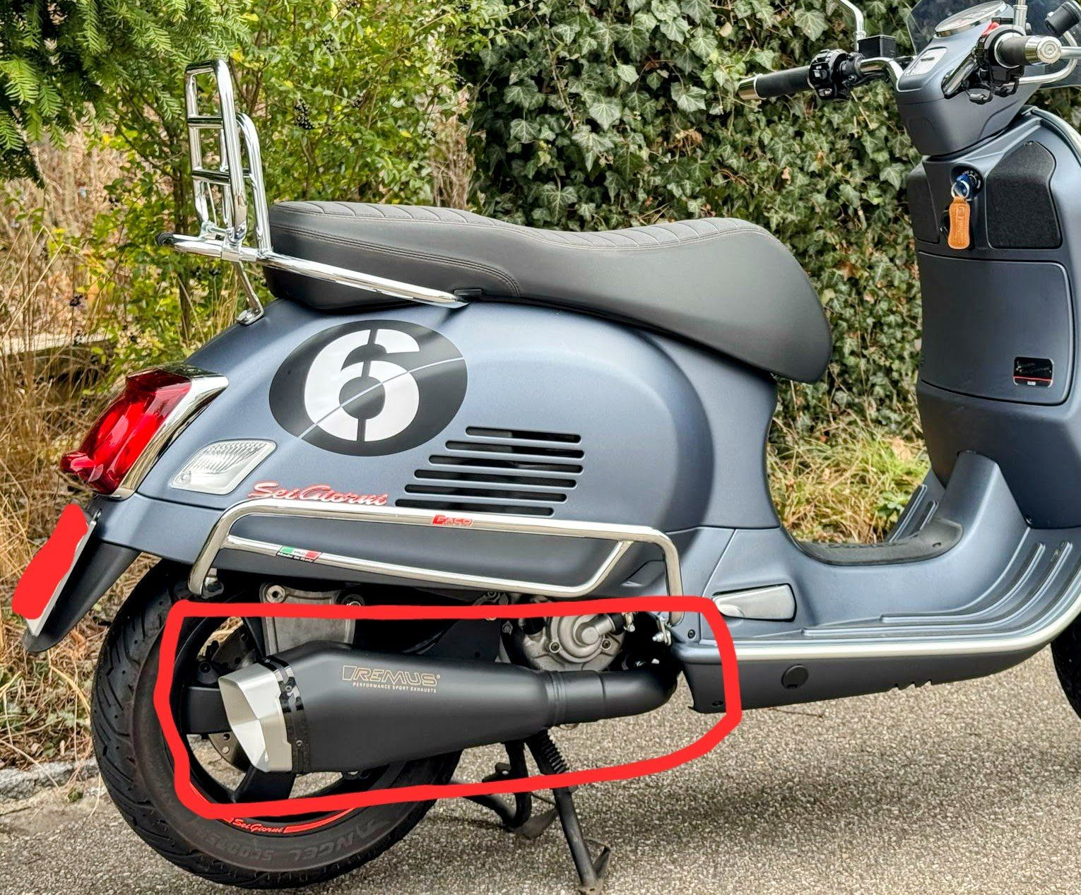 REMUS RS 2.0, Sportauspuff für Vespa GTS, GTV 300 (Gebraucht) in ...
