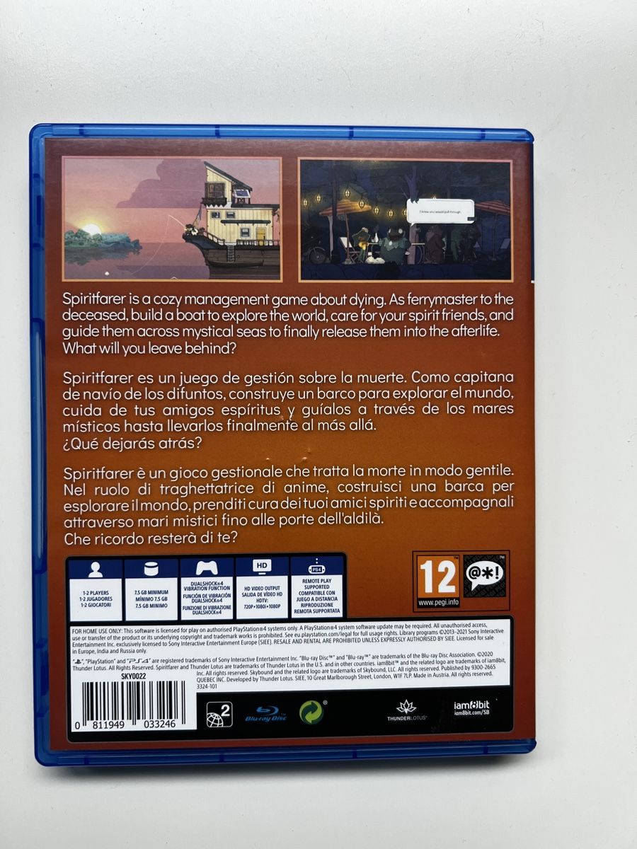 Giochi: Spiritfarer PS4 Spiel – Usato da Biel-Benken BL venduto da edu_j8mz 1