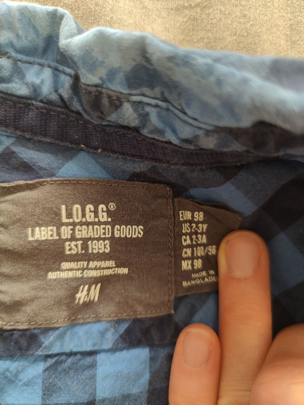 H&M Camicie, T-shirt & Polo: Kinder Hemd L.O.G.G. H&M Grösse 98  – Usato da Zürich venduto da sof_f2ts 1