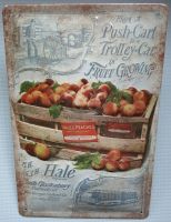 Blechschild 3D-PEACHES PFIRSICH FRÜCHTE