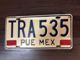 Targa auto Messico, vintage da collezione!