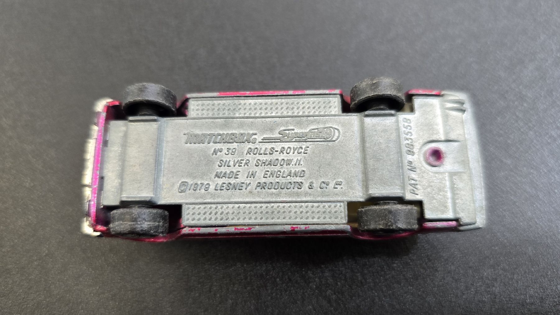 Matchbox Modellini d'auto: Matchbox Rolls-Royce Silver Shadow II rot 1979 – Usato da Mägenwil venduto da sam_5q7h 3