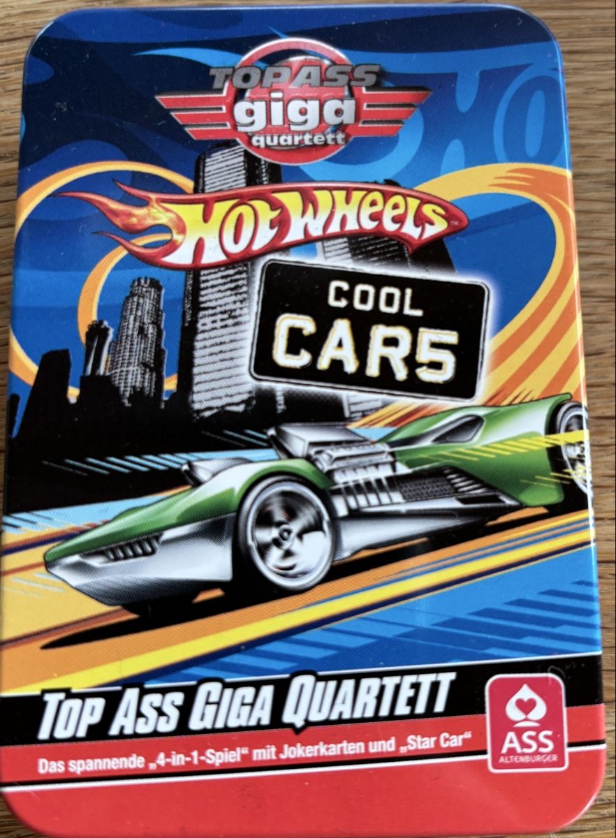 Giochi: Hot Wheels Giga Quartett Cool Cars – Usato da Gebenstorf venduto da pas_9p6b