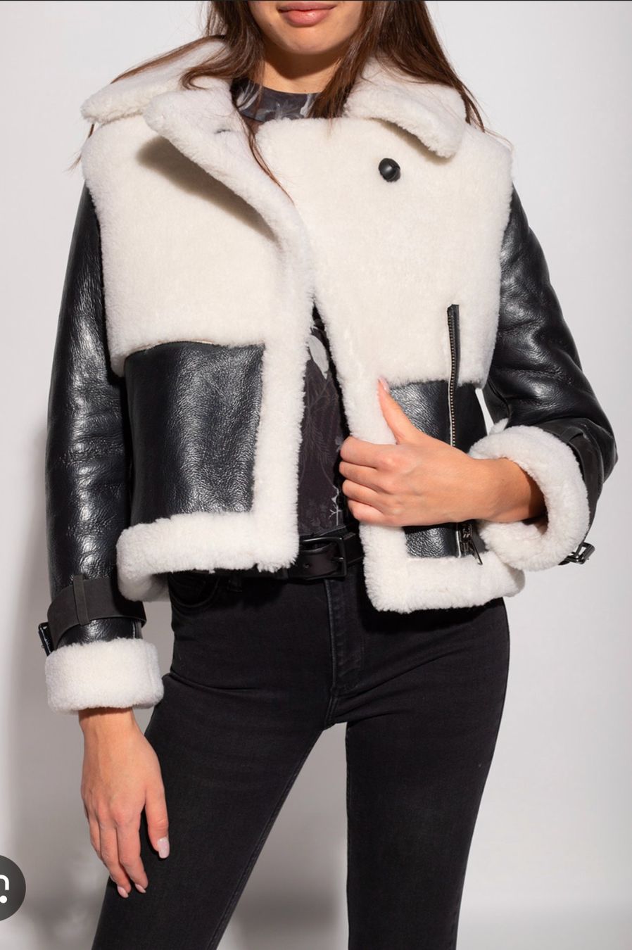 Allsaints Vestes: All Saints shearling leather jacket – Neuf (Voir description) à Altendorf par jak_lkk8 1
