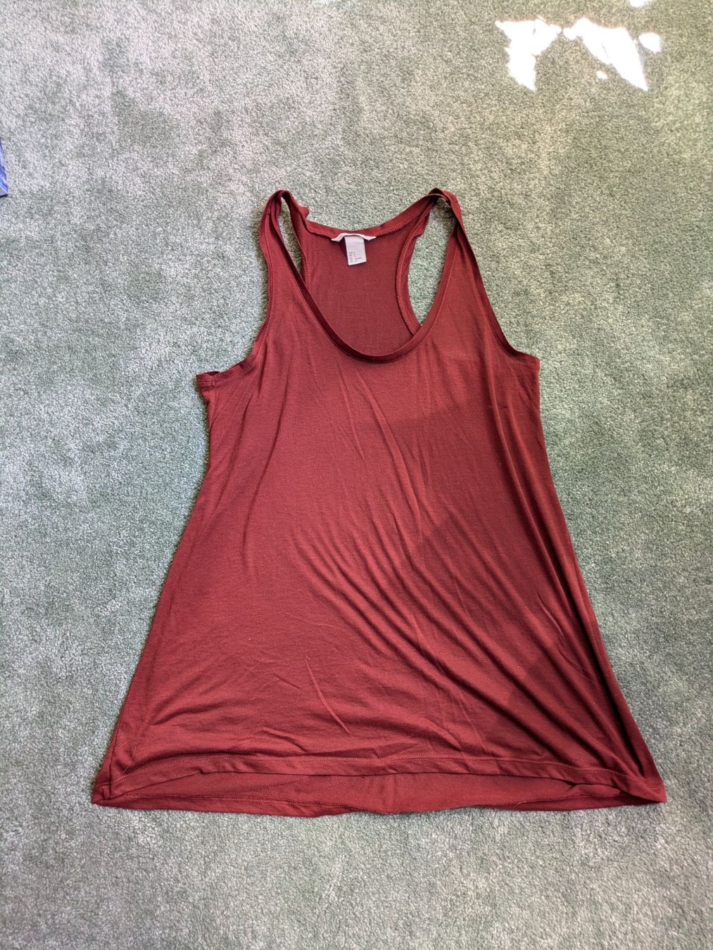 H&M Top: Rostrotes transparentes oversized Top Grösse S – Usato da Hedingen venduto da cafel10