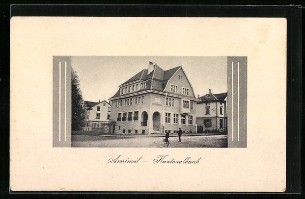 Cartes postales: Amriswil, Strassenansicht mit Kantonalba – D'occasion à Berlin par bartko-reher