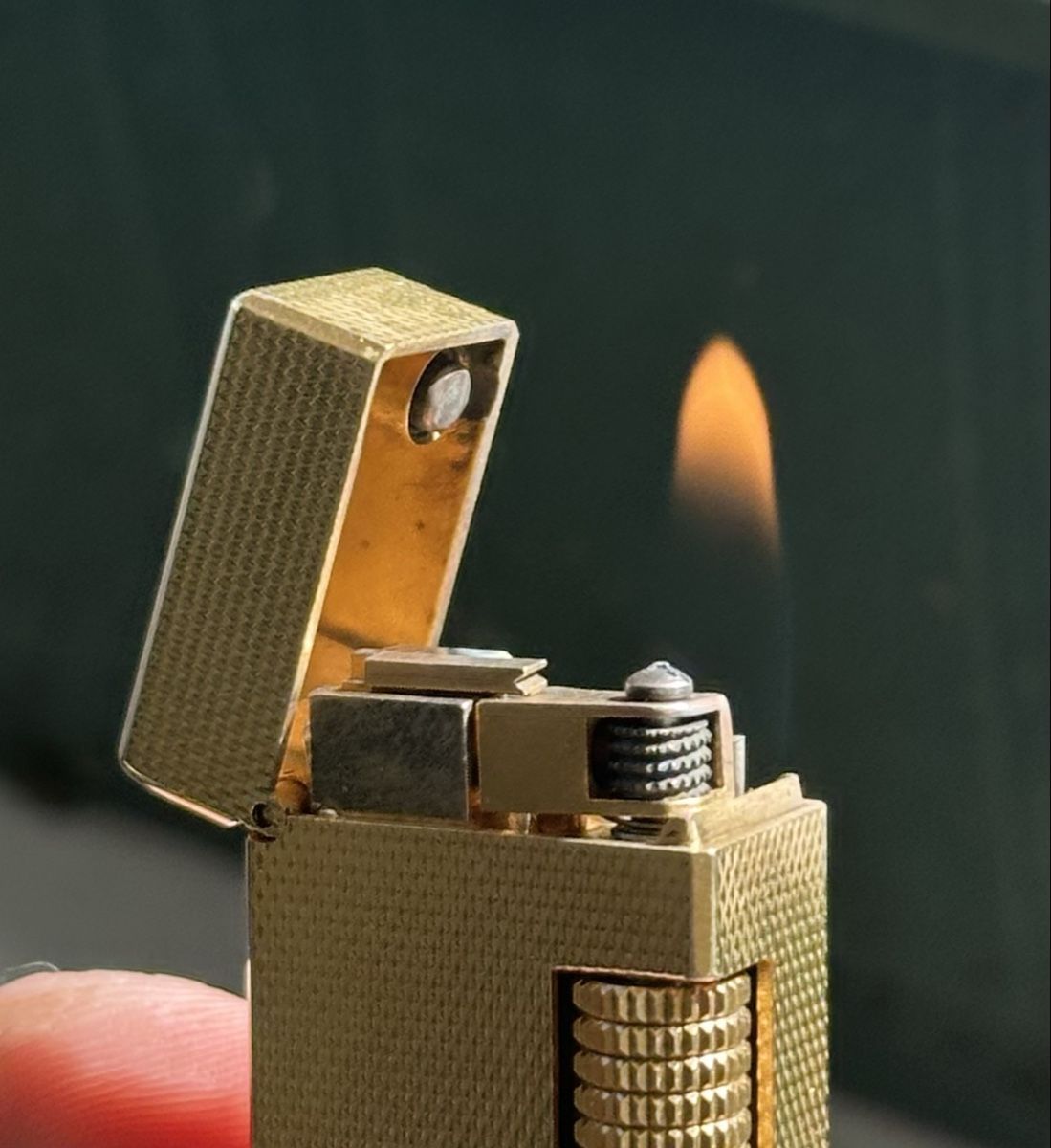 Dunhill Accendini: Dunhill Rollagas Barley, Swiss Made, box papers – Usato da Zürich venduto da RatsTreasure 8