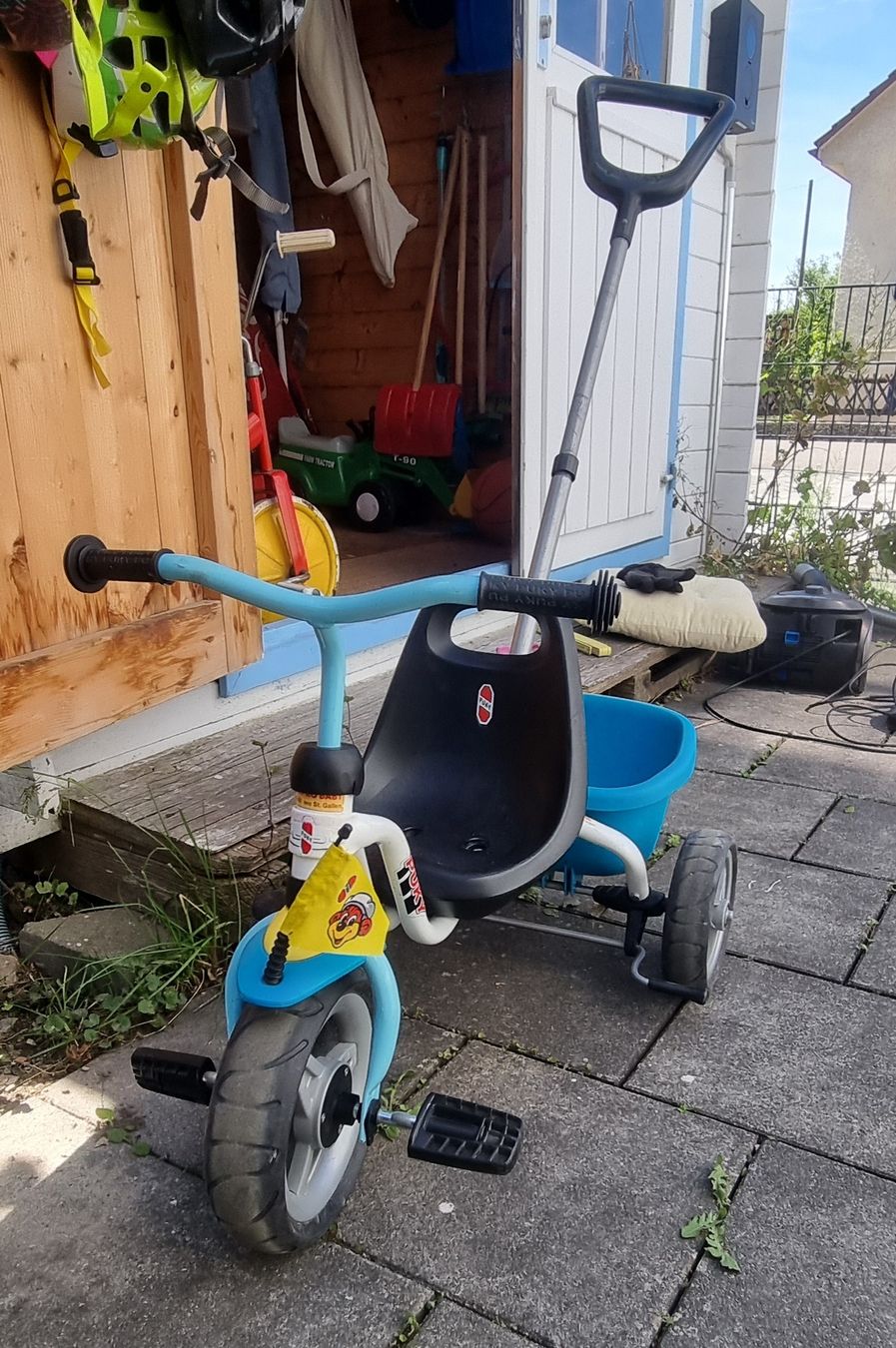 Puky Veicoli per bambini: Puky Dreirad mit Schubstange und Korb! – Usato da Bürglen TG venduto da AlpiY12