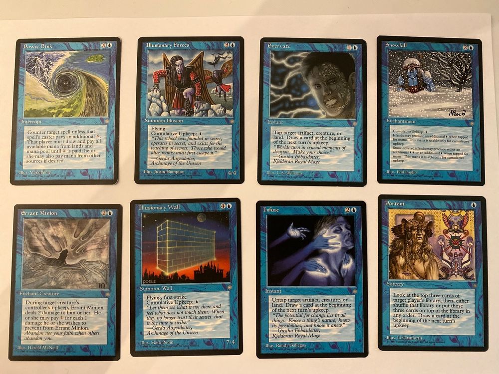 Ice Age Blue (Counterspell, Hydroblast, Brainstorm) Kaufen auf Ricardo