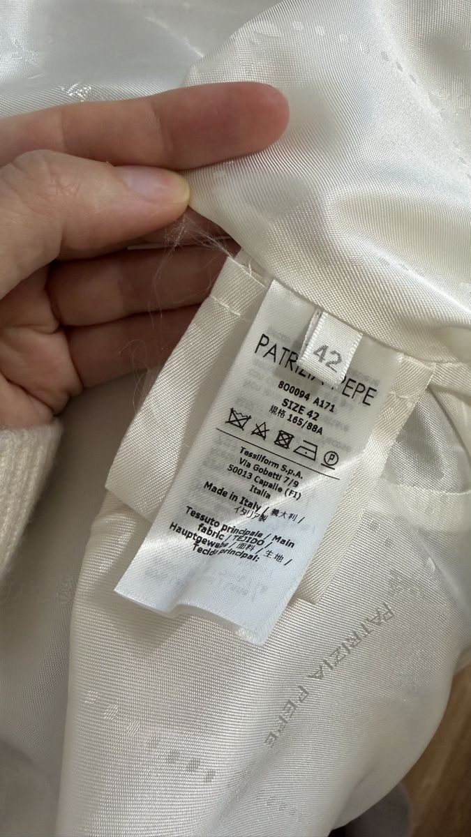 Patrizia Pepe Cappotti: Patrizia Pepe coat – Nuovo e nell'imballaggio originale da Paradiso venduto da viorea 8