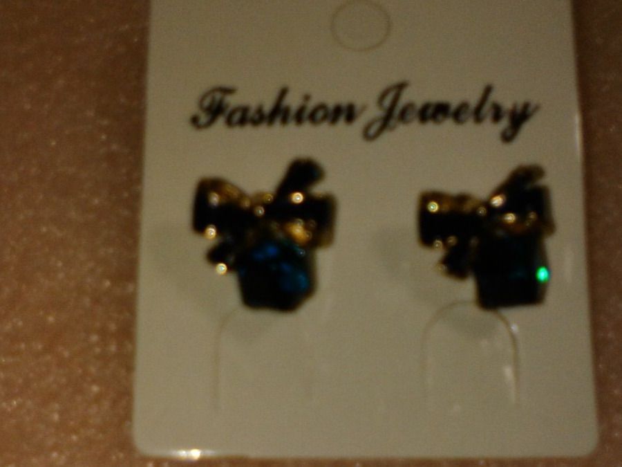 Ohrringe & -stecker: OHRRINGE MODESCHMUCK MIT ECHT KRISTALL,,BLAU – Neu (gemäss Beschreibung) aus Basel von bijoutrie_4 5