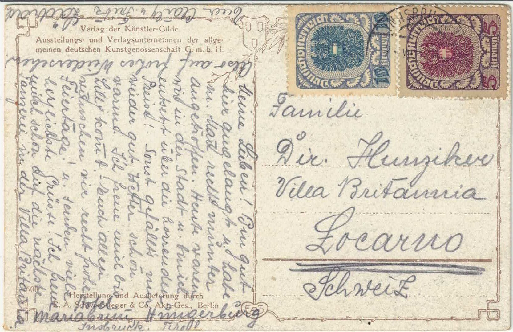 Cartoline postali: Hugo Oehmichen - Grossmutters Liebling – Usato da Ettingen venduto da Kartenplanet 1