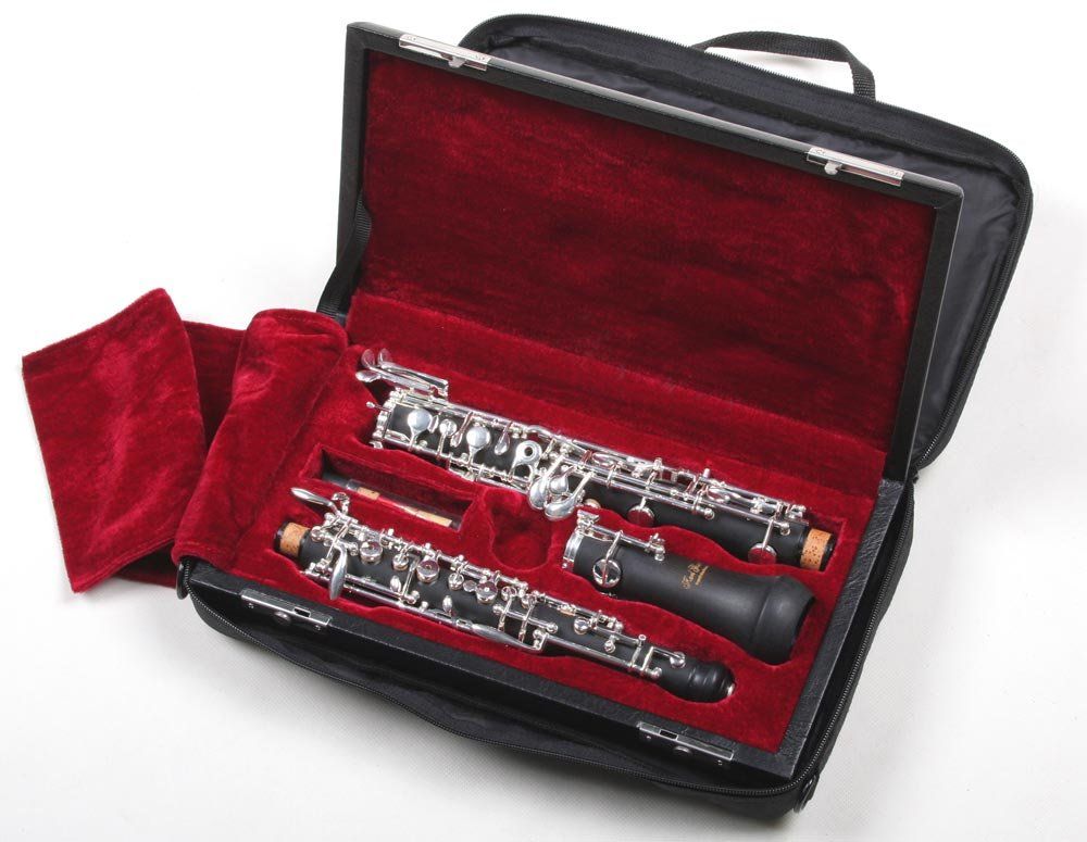 Karl Glaser Strumenti musicali: Oboe (halbautomatisches System) Ebonit, versilberte Mechanik – Nuovo e nell'imballaggio originale da Lostallo venduto da Guddah78 2