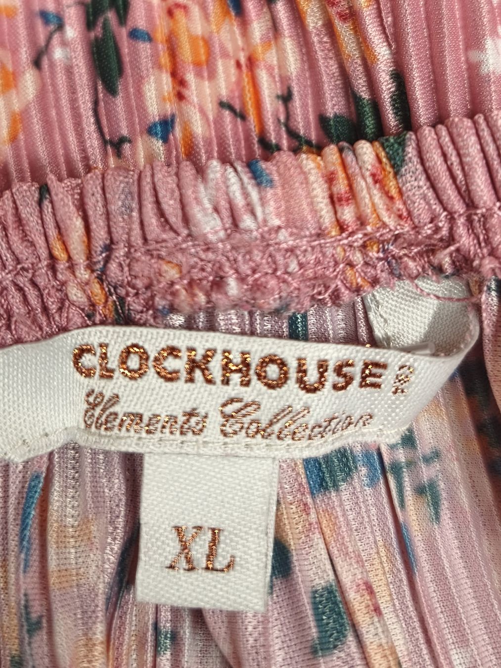 C&A Camicette: Clockhouse Bluse Pink Blumenmuster Rüschen Grösse XL – Nuovo (secondo la descrizione) da Emmetten venduto da SecondhandSiska 3