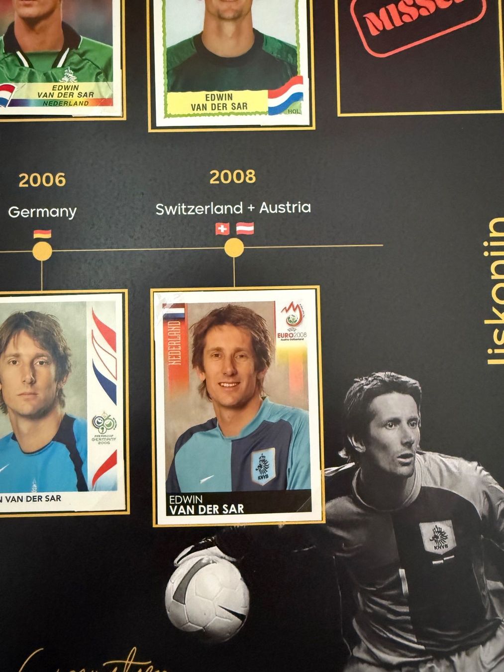 Panini Carte collezionabili: Panini-Plakat Edwin van der Sar – Nuovo (secondo la descrizione) da Stettlen venduto da DieTaube2.0 4