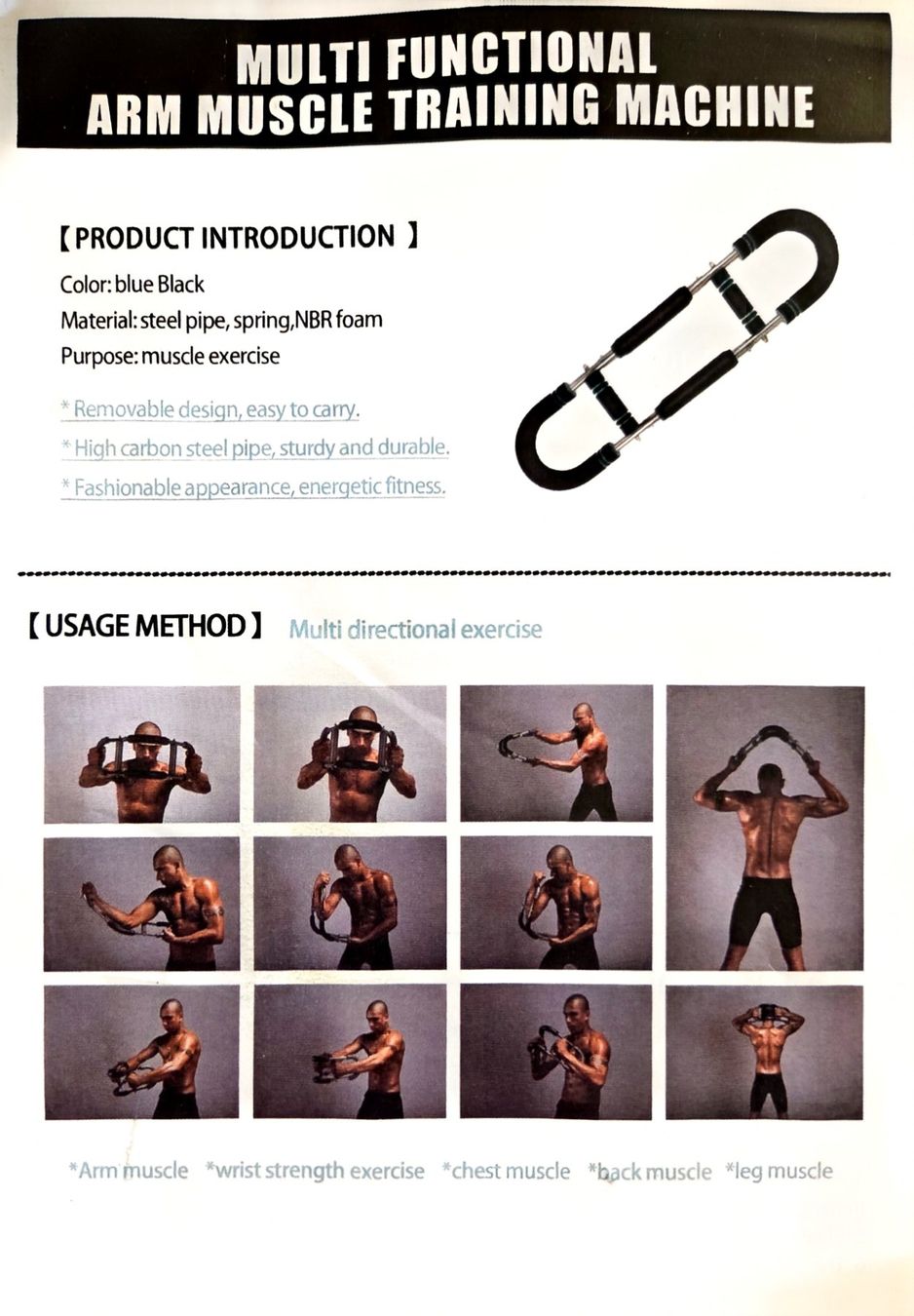 Hometrainer: Multi Functional Arm und Brust Trainingsgerät – Gebraucht aus Hochdorf von reama1 2