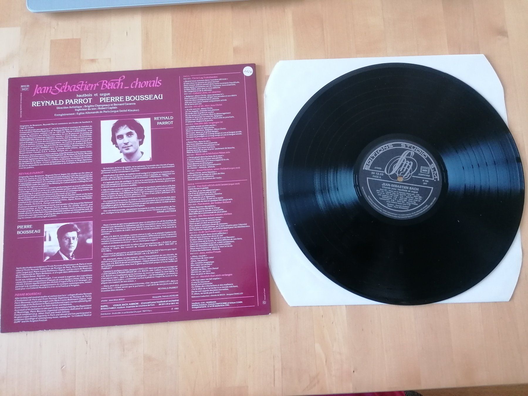 Schallplatten: Johann Sebastian Bach - Chorals – Gebraucht aus Emmenbrücke von WintoWin 1