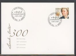 2007, FDC, Sondermarke 300. Geburtstag von Leonard Euler