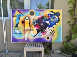 Gelb-Rot-Blau freie Interpretation nach Kandinsky