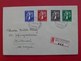 1939, LANDI FDC Kat: 400.-+ mit allen drei SPRACHEN.