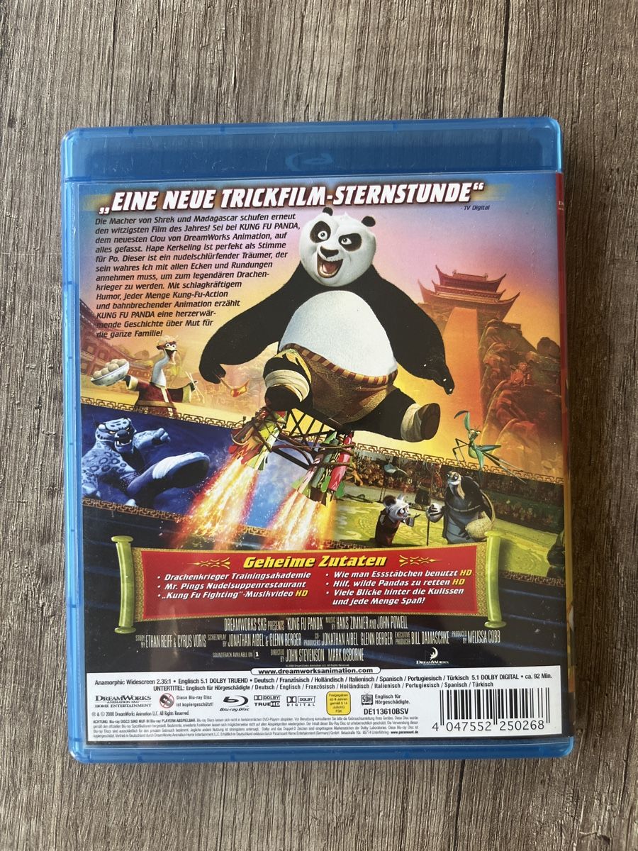 Tutti i DVDs: Kung Fu Panda Blu-ray – Usato da Frutigen venduto da abr_w5b2 2