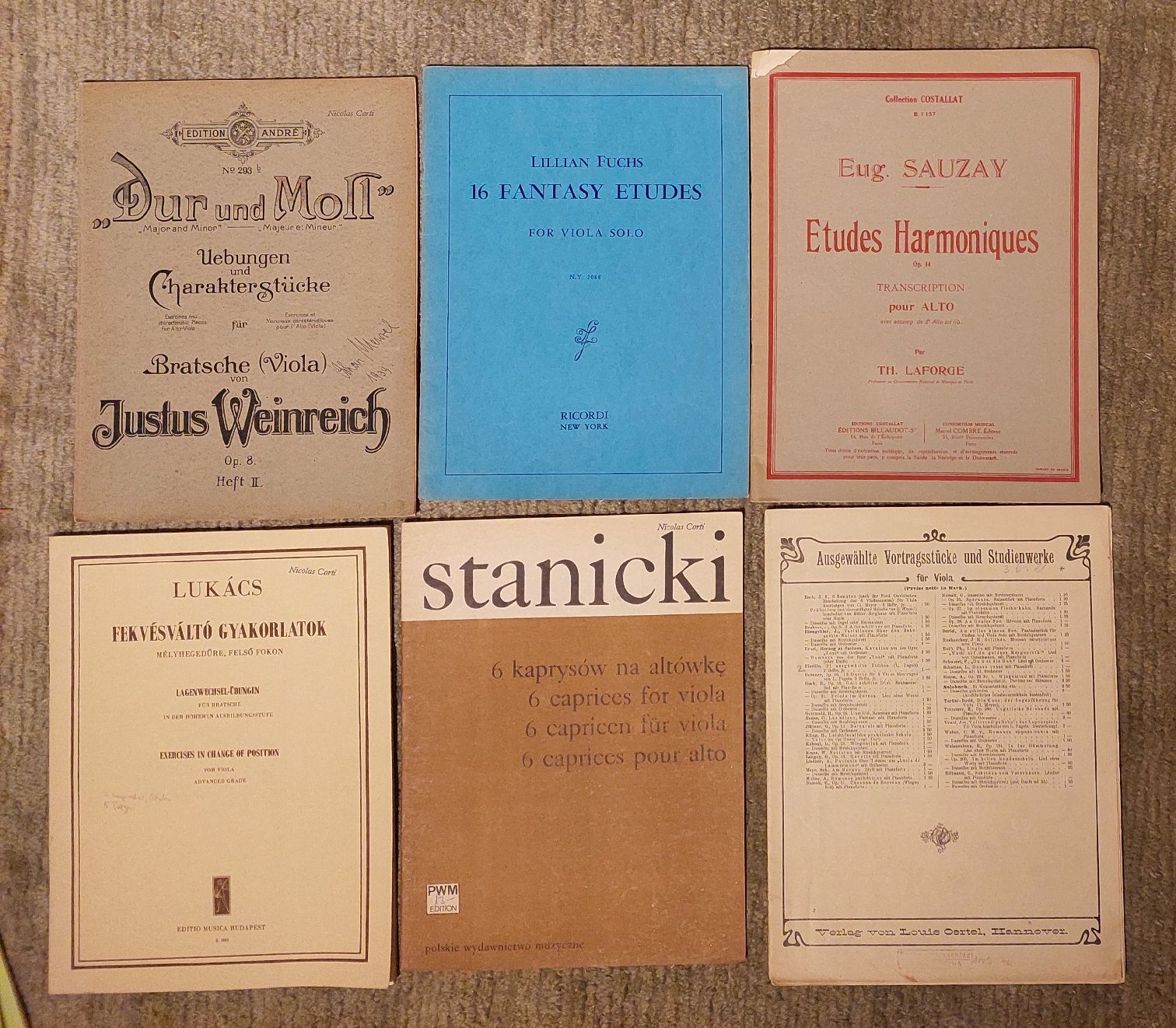 Libri: 12 Etüdenhefte für Viola – Usato da Zürich venduto da Cortin 1