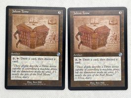 Jalum Tome Magic Karte - 2x Stück - MTG, Top Zustand!