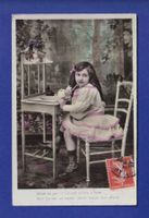 ENFANT - Jeune fille écrivain