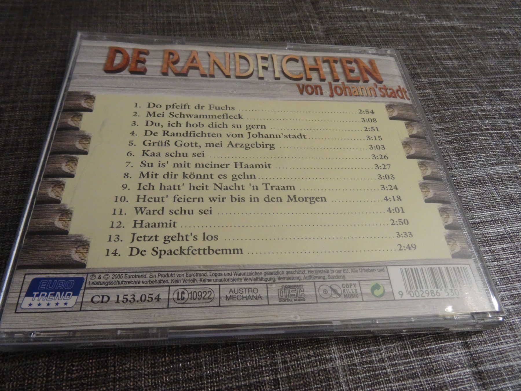 CDs: De Randfichten - Do pfeift dr Fuchs - CD – D'occasion à Olten par Disc-Ausverkauf 1