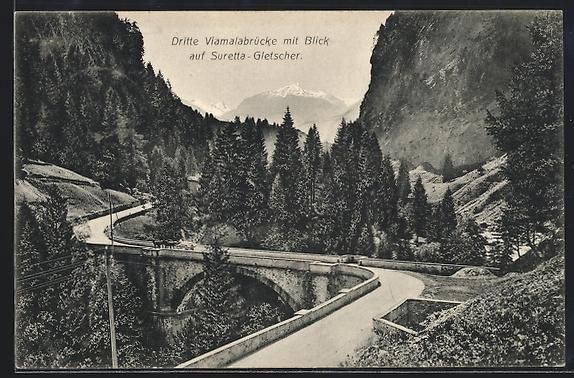 Cartes postales: Viamala, Dritte Viamalabrücke mit Blick – D'occasion à Berlin par bartko-reher
