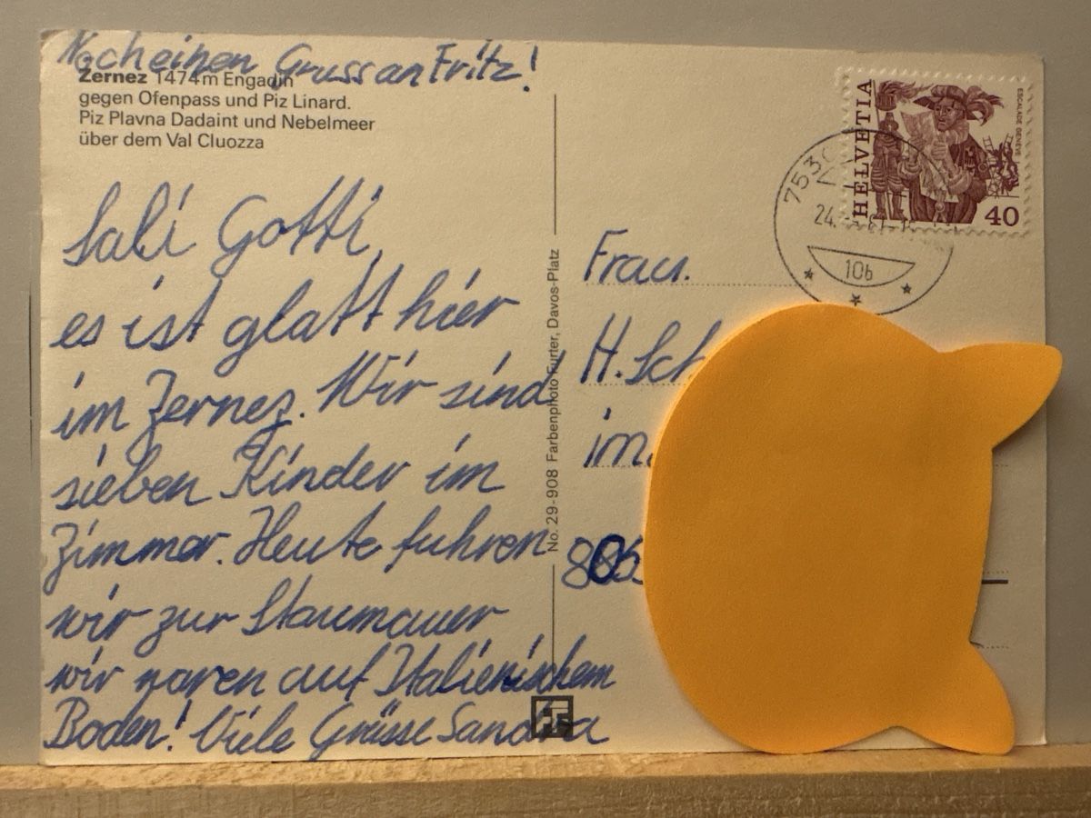 Cartoline postali: AK von Zernez – Usato da Rümlang venduto da Kartenpost1 1