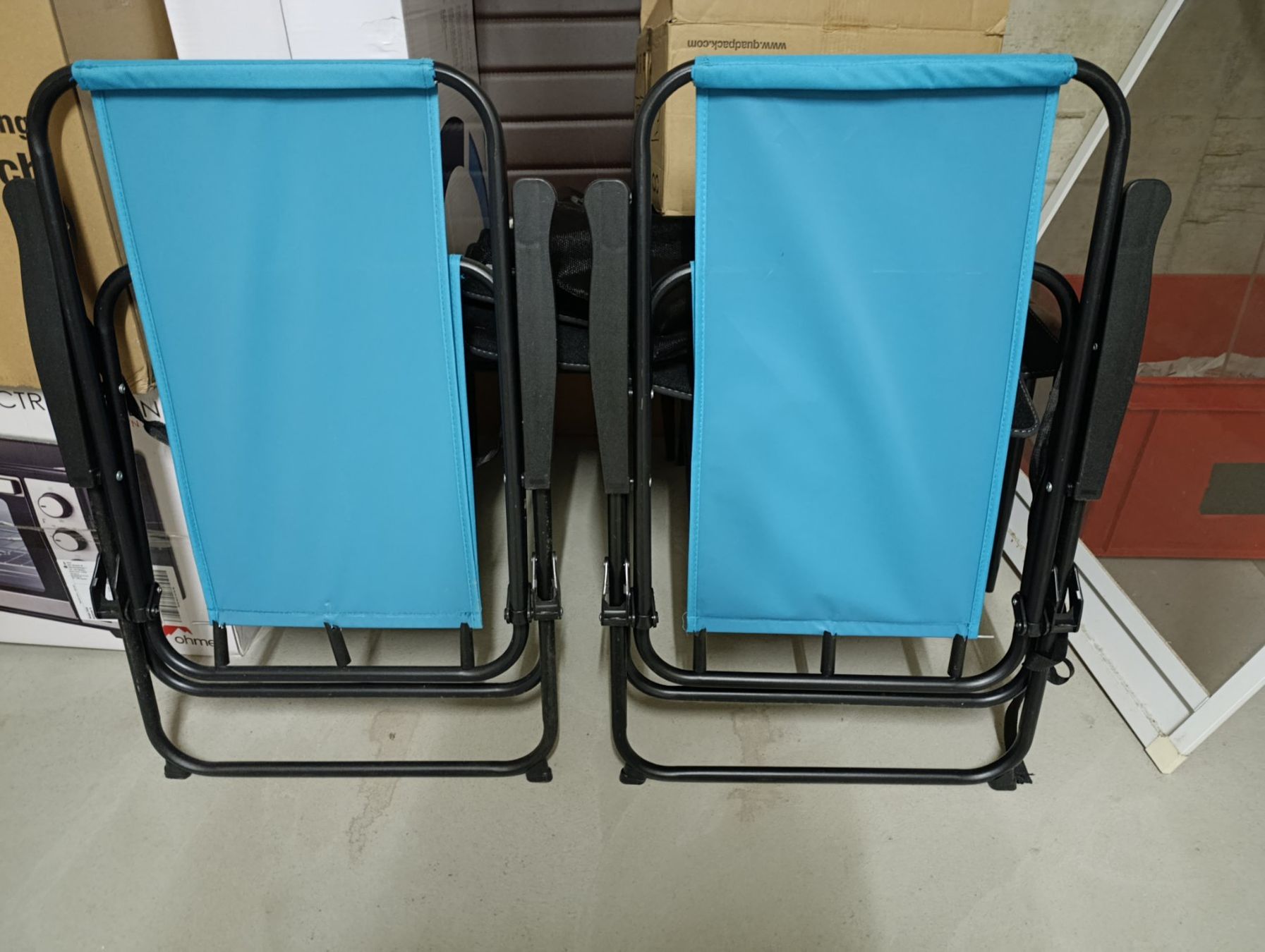 Stühle: 2x Campingstuhl /Gartenstühle klappbar hellblau – Gebraucht aus Eschenz von fordescort97 2