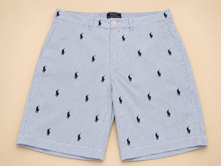 RALPH LAUREN Short Rayé Full Logo W31