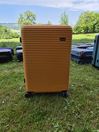 Reisetasche Koffer OCHRO gelb