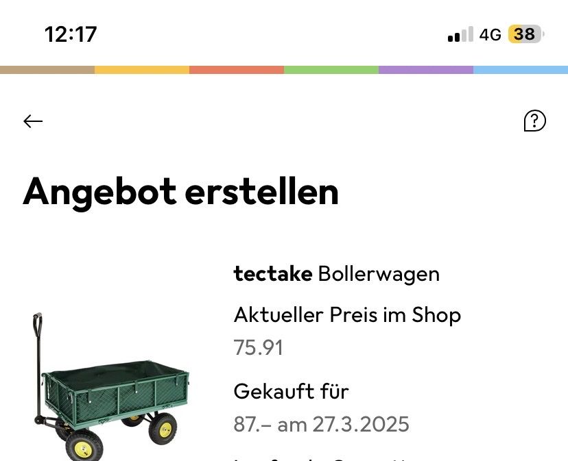 Carrelli di trasporto: Bollerwagen – Usato da Siblingen venduto da Oase12