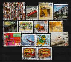 2013 + 2014 neue Schweizer Briefmarken ETS
