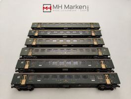 Roco 3x 4239+ 3x 4238 SBB CFF FFS Personenwagen DC H0 o.OVP