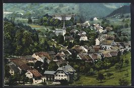 Langenbruck, Partie aus dem Ort mit Kirc