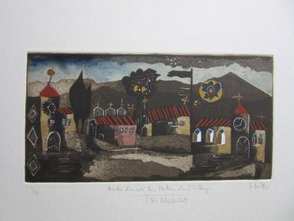 Grafica & Litografie: Kötter Friedhelm Radierung – Usato da Gersau venduto da grafik-kunst 1