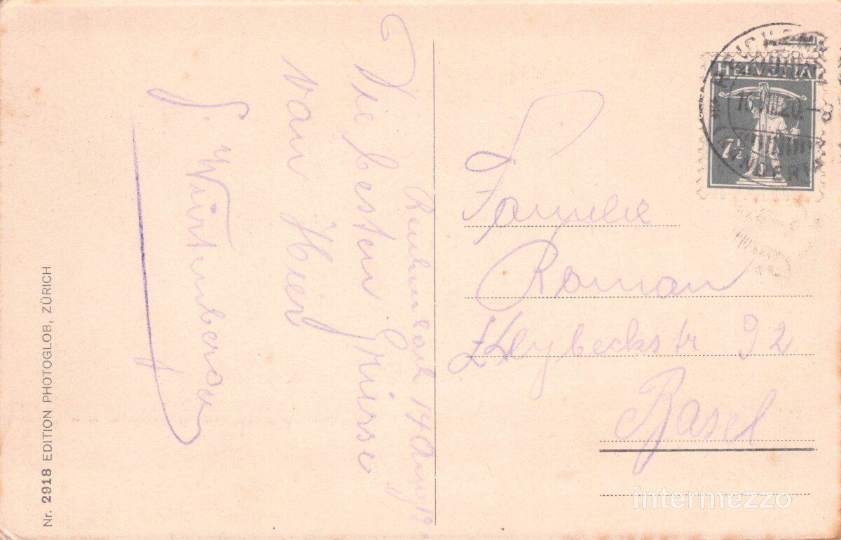 Ansichtskarten: Reichenbach BE // 1920 Lötschbergbahn Blümlisalp – Gebraucht aus Basel von intermezzo12 1