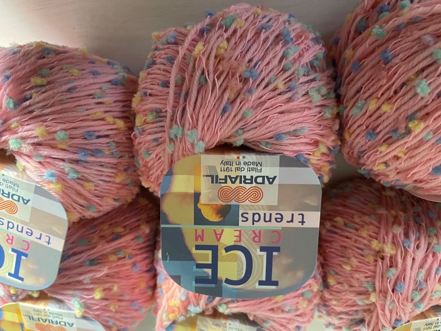 Lana: 1Knäuel Adriafil Ice Cream Trends – Nuovo (secondo la descrizione) da Büsserach venduto da bor_s88m