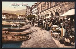 AK Luzern, Markttag am Wasser