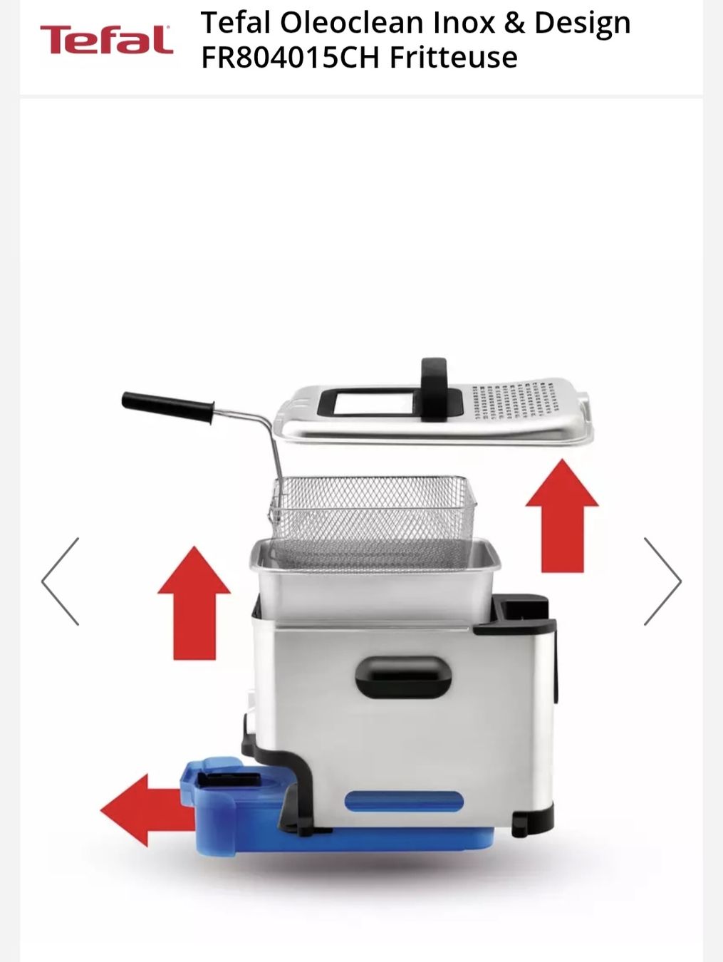 Tefal Elettrodomestici da cucina: Friteuse Tefal – Usato da Winkel venduto da fkr_xpw8 1