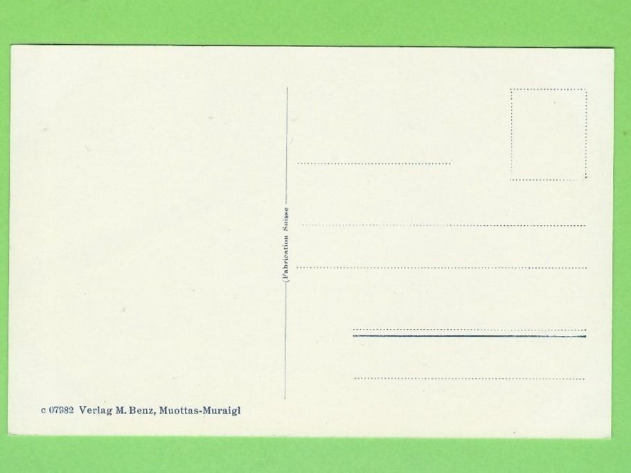Cartoline postali: Muottas-Muraigl – Usato da Zürich venduto da t24_de 1