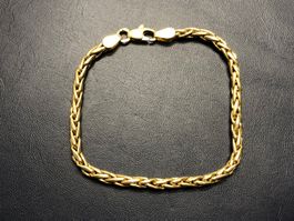 Massives unisex Armband aus 18 Karat Gelbgold Au 750