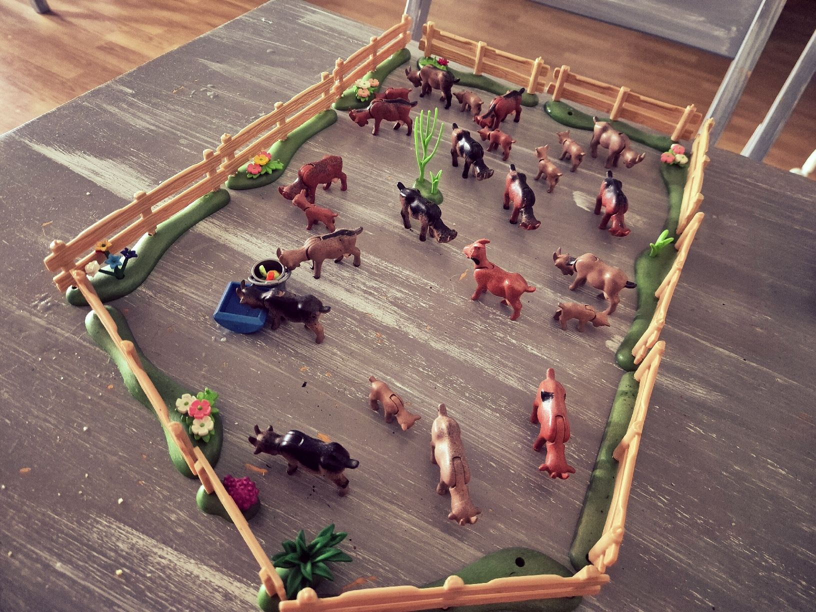 Playmobil Giocattoli: Ziegen mit Weide und Jungtiere – Usato da Fahrweid venduto da Fischwasser6 2