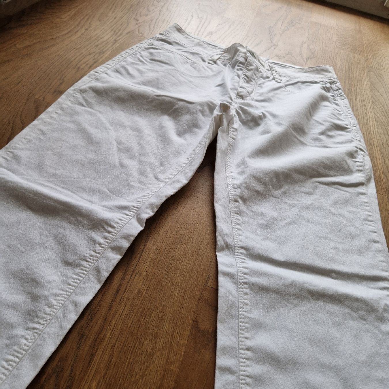 Hosen: MAC Damenhose, weiss, Gr. 36, Sommerlook – Gebraucht aus Nendeln von witr_gliabt 2